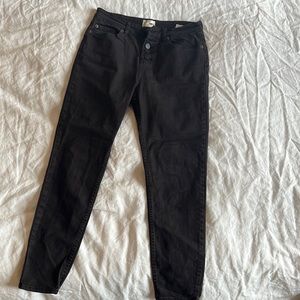 Amuse Society skinny black jean, size 27